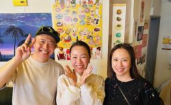 ポップな食べ物イラスト展