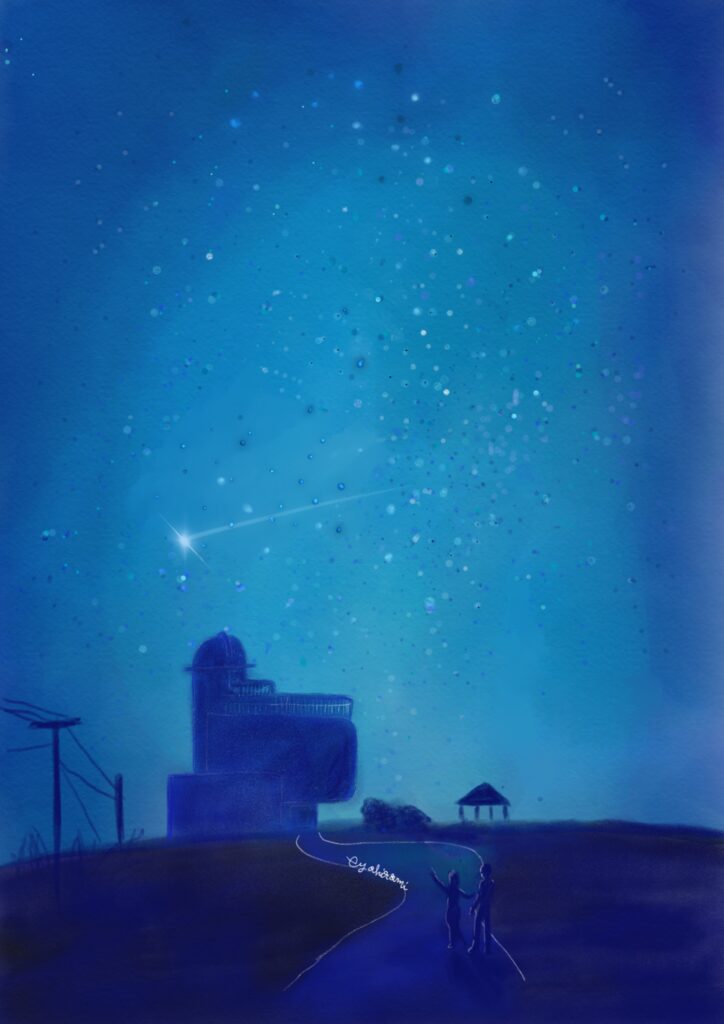 画像 波照間島の星空の絵