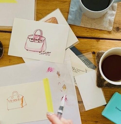 コーヒーとお洒落なテーブル