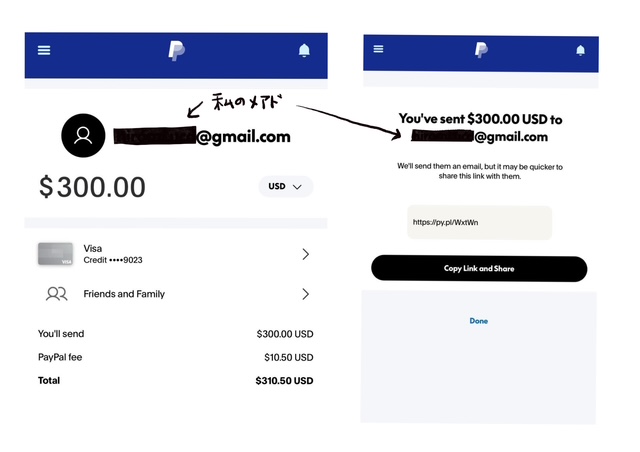 画像 Paypal詐欺