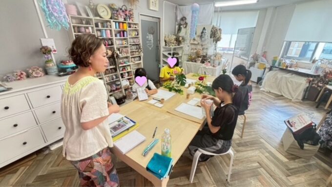 フラワー教室こどもお絵描き教室