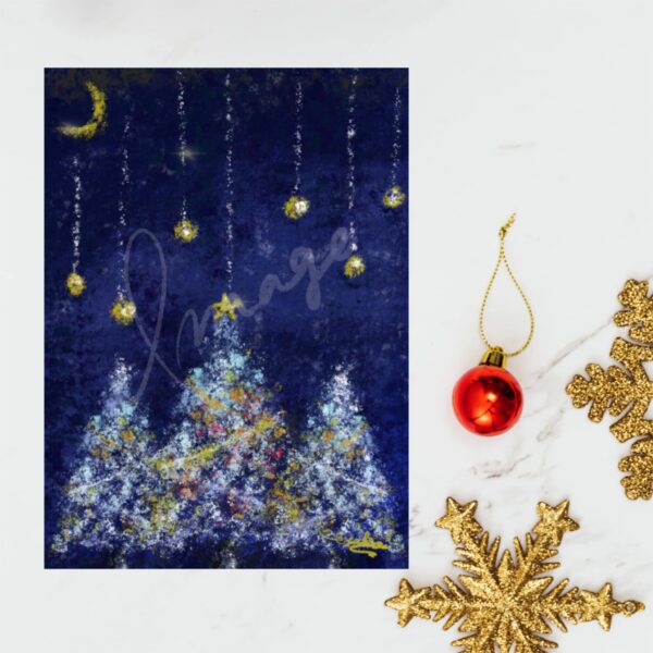 クリスマスツリーのアート