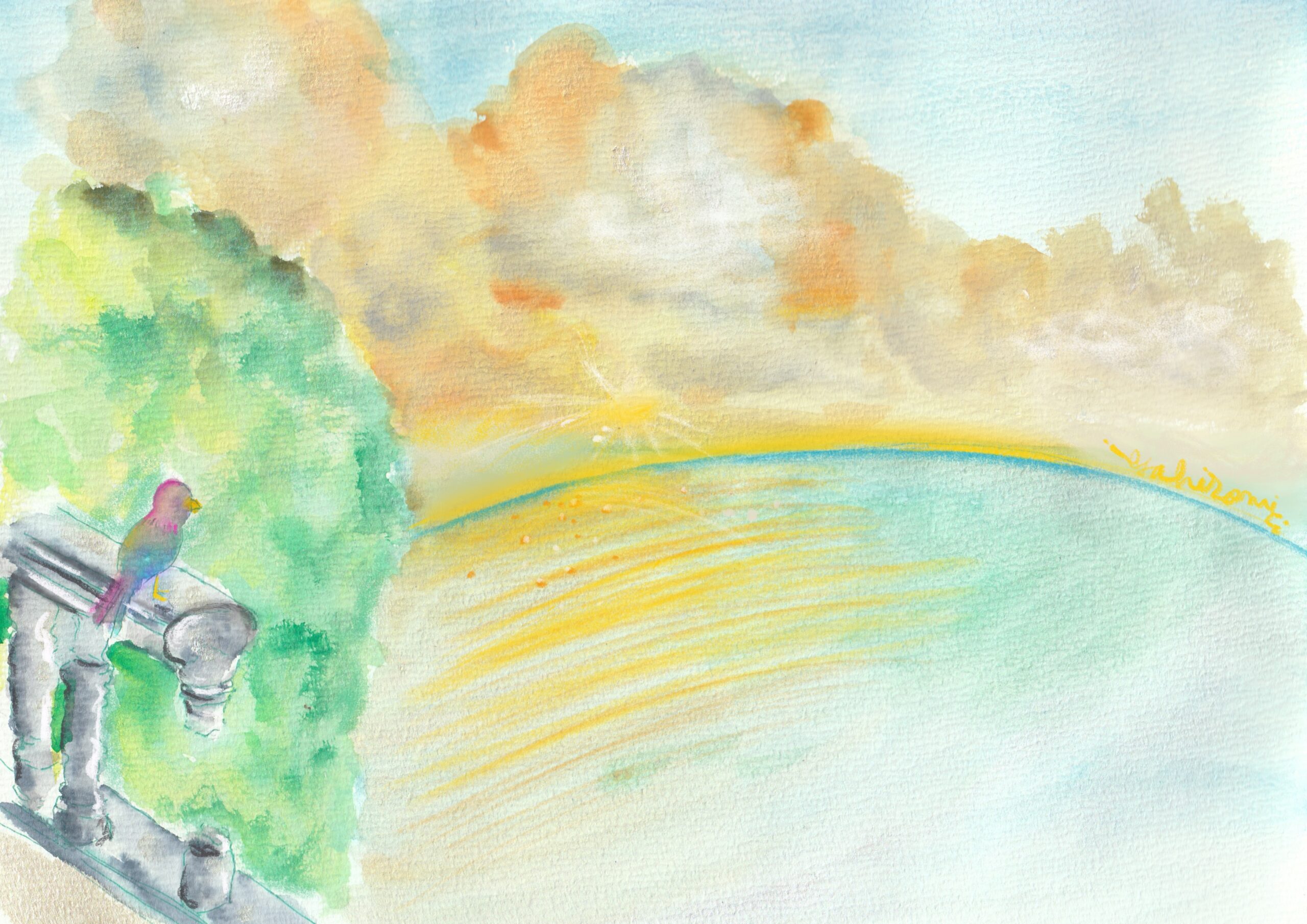 毎日が少し旅になる、お日さまに気づくひととき