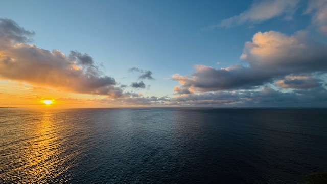 Okaポイント　グアム　夕日