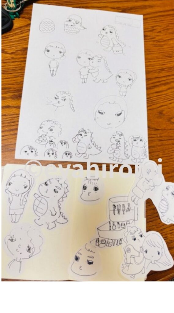 かいじゅうの絵