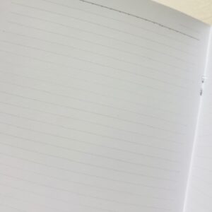 A5サイズ罫線あり日付欄あり可愛いノート