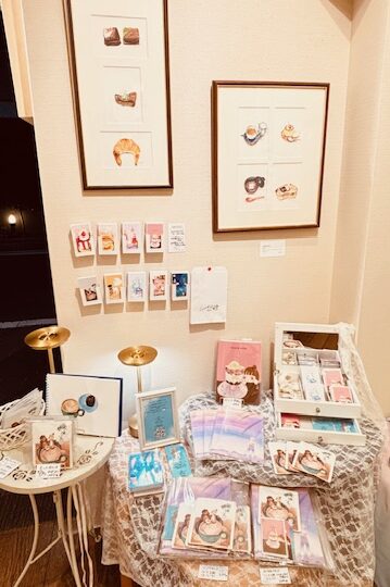 ギャラリーステージワン　銀座個展　お洒落なアートと雑貨